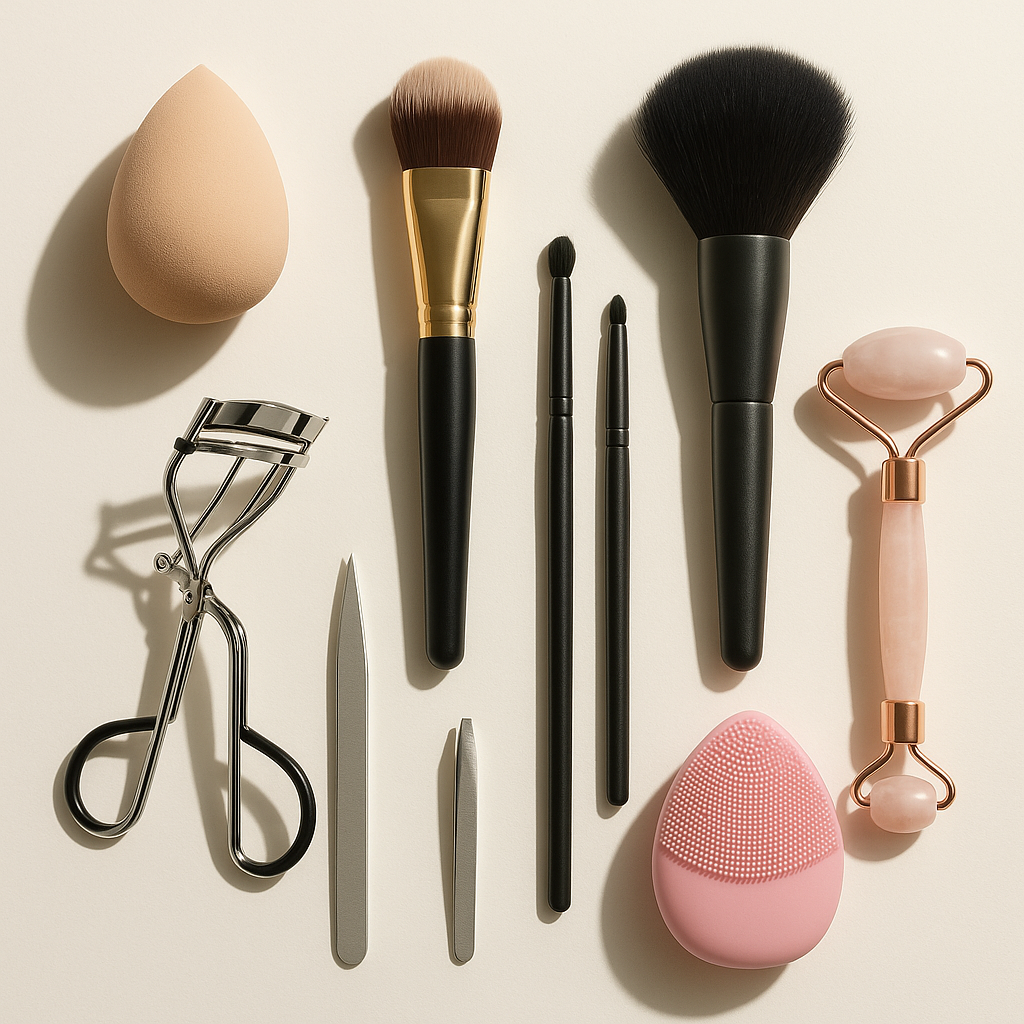 Discover our premium tools and brushes for flawless application. Click to shop the best makeup accessories!”  This will guide users to the tools and brushes category. Let me know if you'd like any changes!