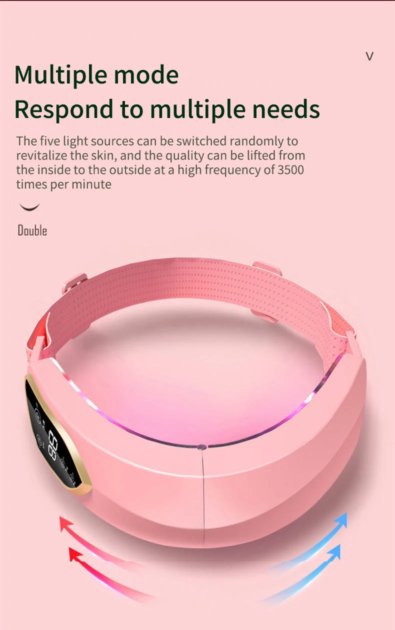 LED Photon Therapy Facial Slimming Vibration Massager Facial Lifting Device