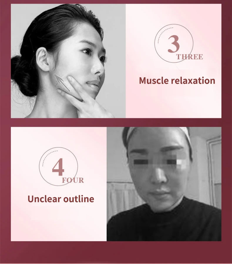 LED Photon Therapy Facial Slimming Vibration Massager Facial Lifting Device