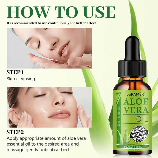 Aloe Moisturizing Facial Oil for Smooth Hydrated Radiant Skin