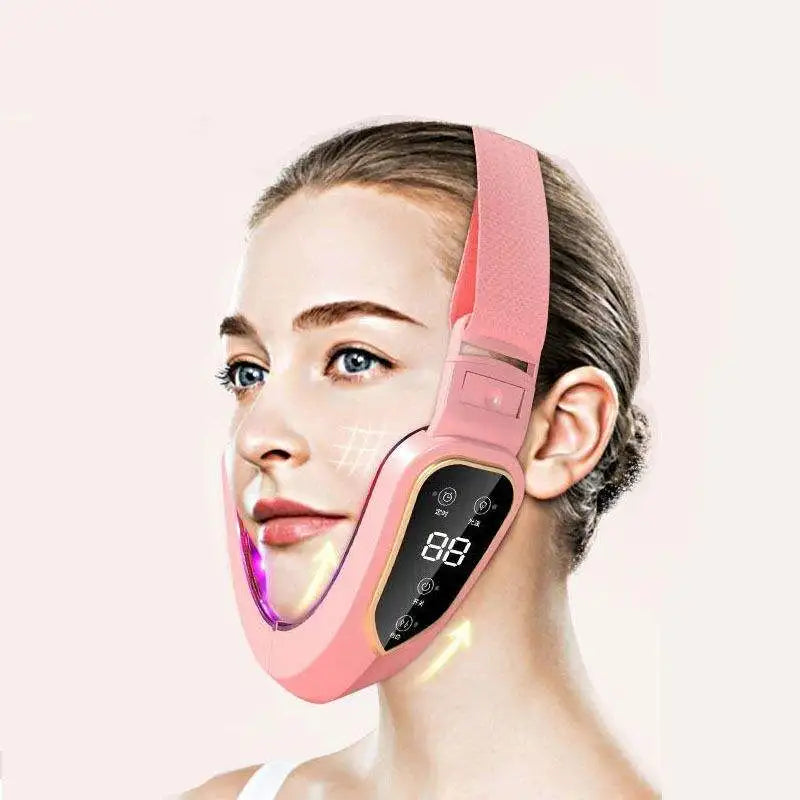 LED Photon Therapy Facial Slimming Vibration Massager Facial Lifting Device