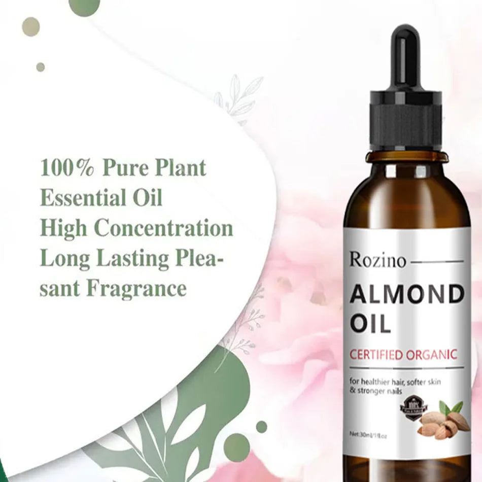 Almond Face and Body Oil for Smooth Firm Nourished Skin