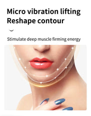 LED Photon Therapy Facial Slimming Vibration Massager Facial Lifting Device