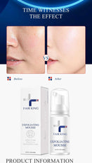 Gentle Facial Exfoliating Mousse Deep Pore Cleansing Moisturizer