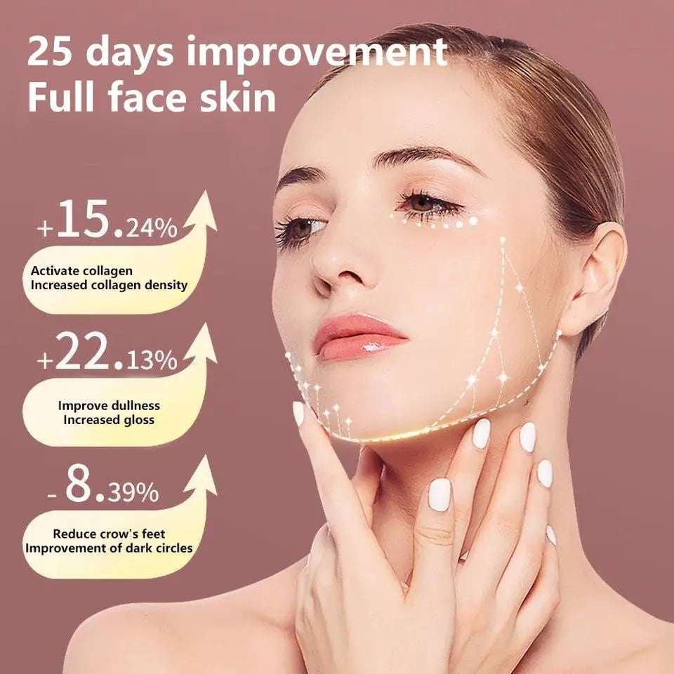 LED Photon Therapy Facial Slimming Vibration Massager Facial Lifting Device