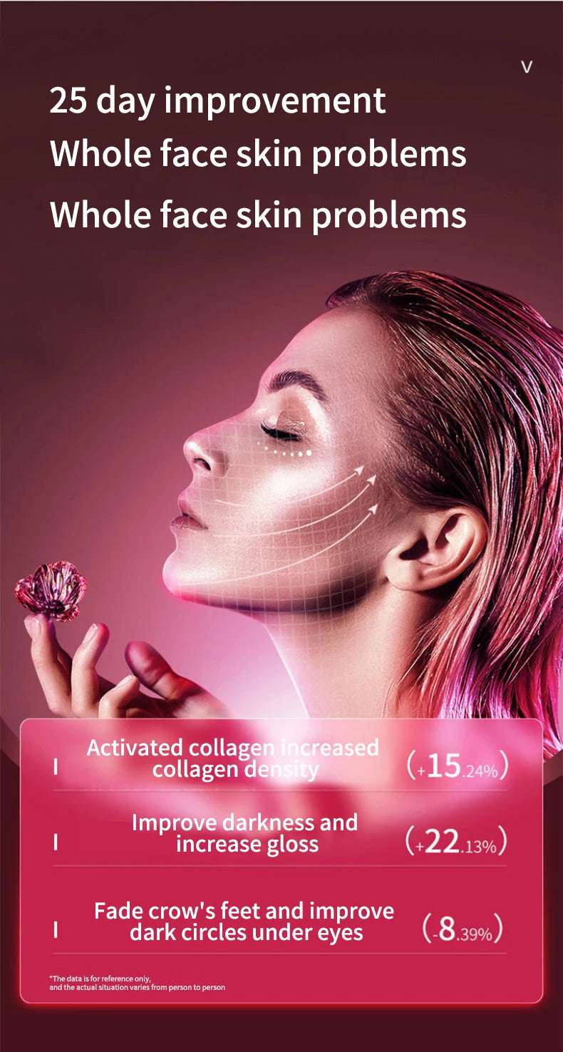 LED Photon Therapy Facial Slimming Vibration Massager Facial Lifting Device