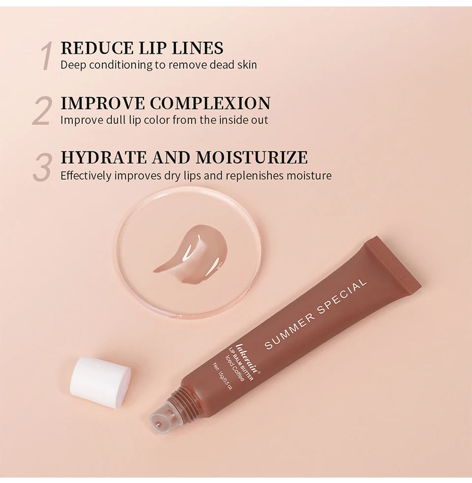 Ultra Hydrating Shea Butter Lip Butter Balm for Smooth Lips