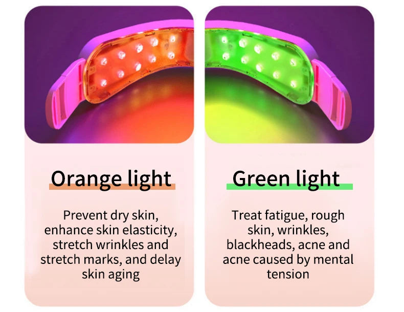 LED Photon Therapy Facial Slimming Vibration Massager Facial Lifting Device