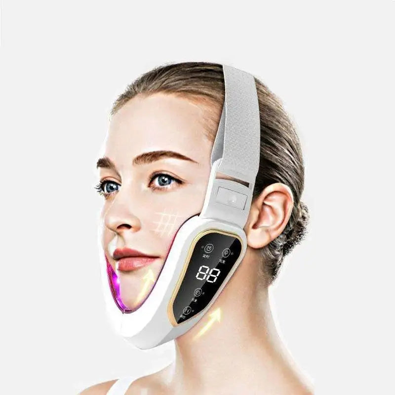 LED Photon Therapy Facial Slimming Vibration Massager Facial Lifting Device