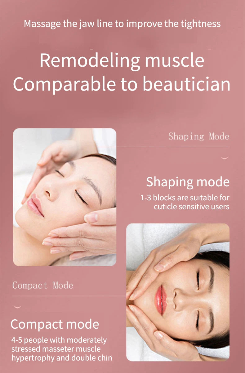 LED Photon Therapy Facial Slimming Vibration Massager Facial Lifting Device
