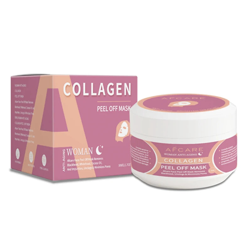 AFCARE Collagen Peel Off Mask for Anti-Aging with Skin Hydration Benefits