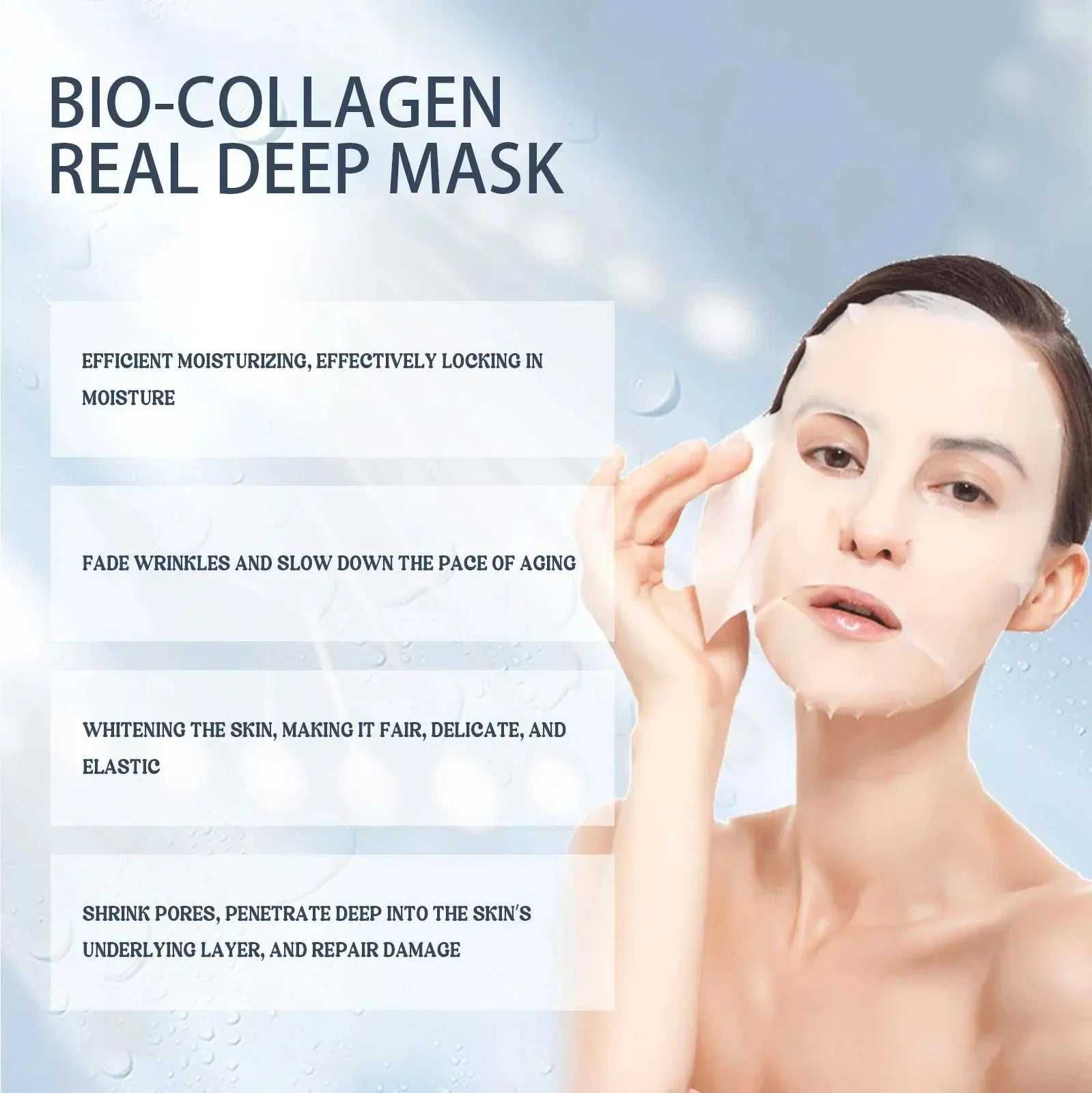 eelhoe Bio-Collagen Real Deep Mask for Moisturizing, Anti-Aging, and Skin Repair