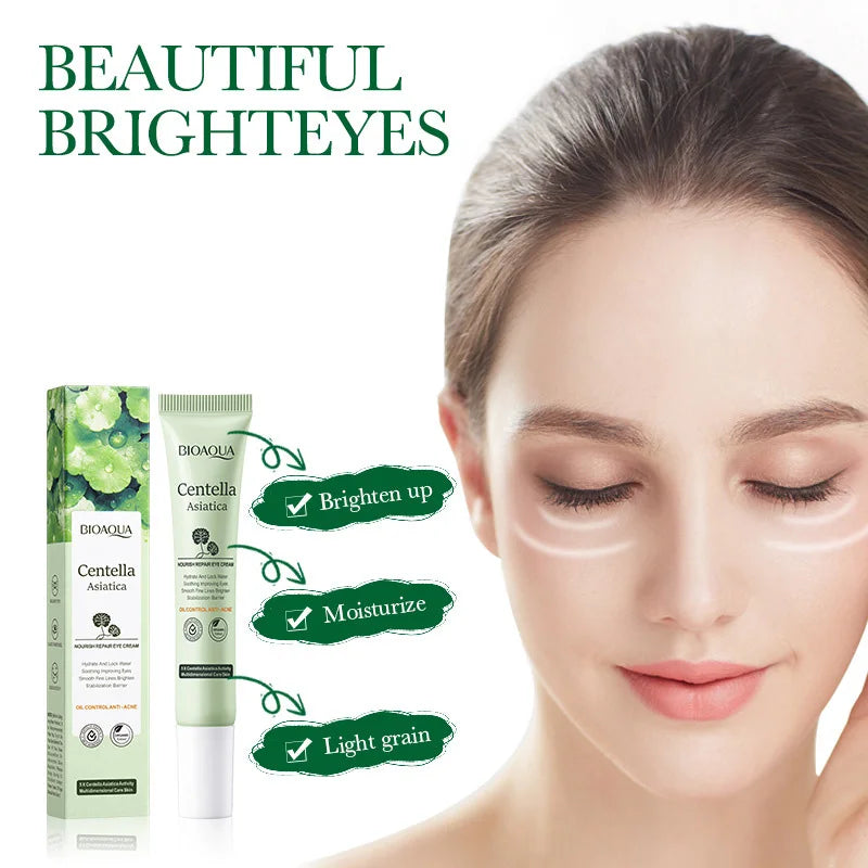 Eye Care Cream for Brightening and Moisturizing under Eyes with Natural Ingredients