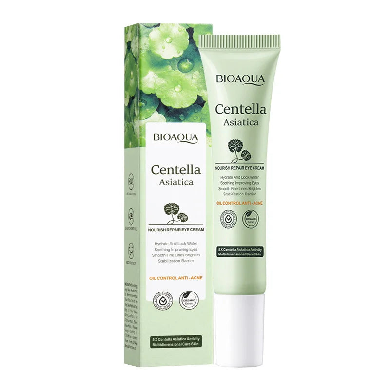 BIOAQUA Centella Asiatica Eye Cream for Nourishing and Soothing Skin, Oil Control and Anti-Acne Formula