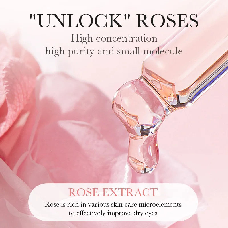 LAIKOU Unlock Rose Extract Mask with high concentration for improving dry eyes and skin hydration