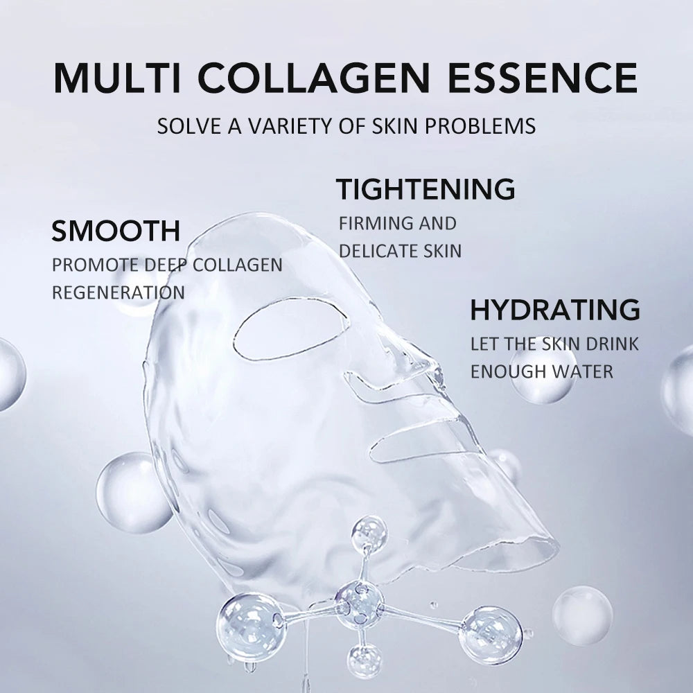 Ms.Dear Multi Collagen Essence Face Mask for Hydrating, Firming, and Smoothing Skin