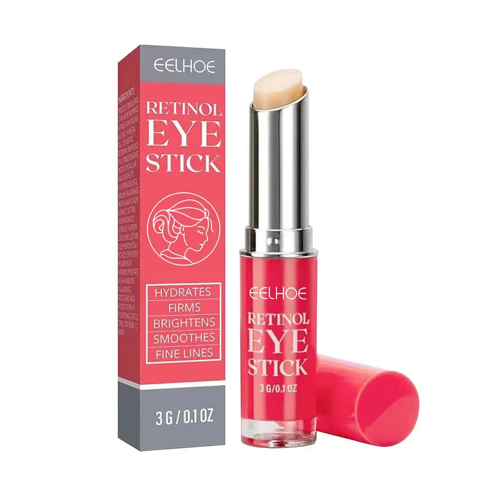 Eelhoe Retinol Eye Stick for Hydrating and Firming Skin, Smooths Fine Lines, 3g