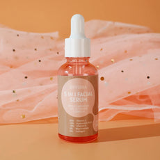 ENVISHA 5 in 1 Facial Serum with Vitamin C, Hyaluronic Acid for Anti-Aging Treatment