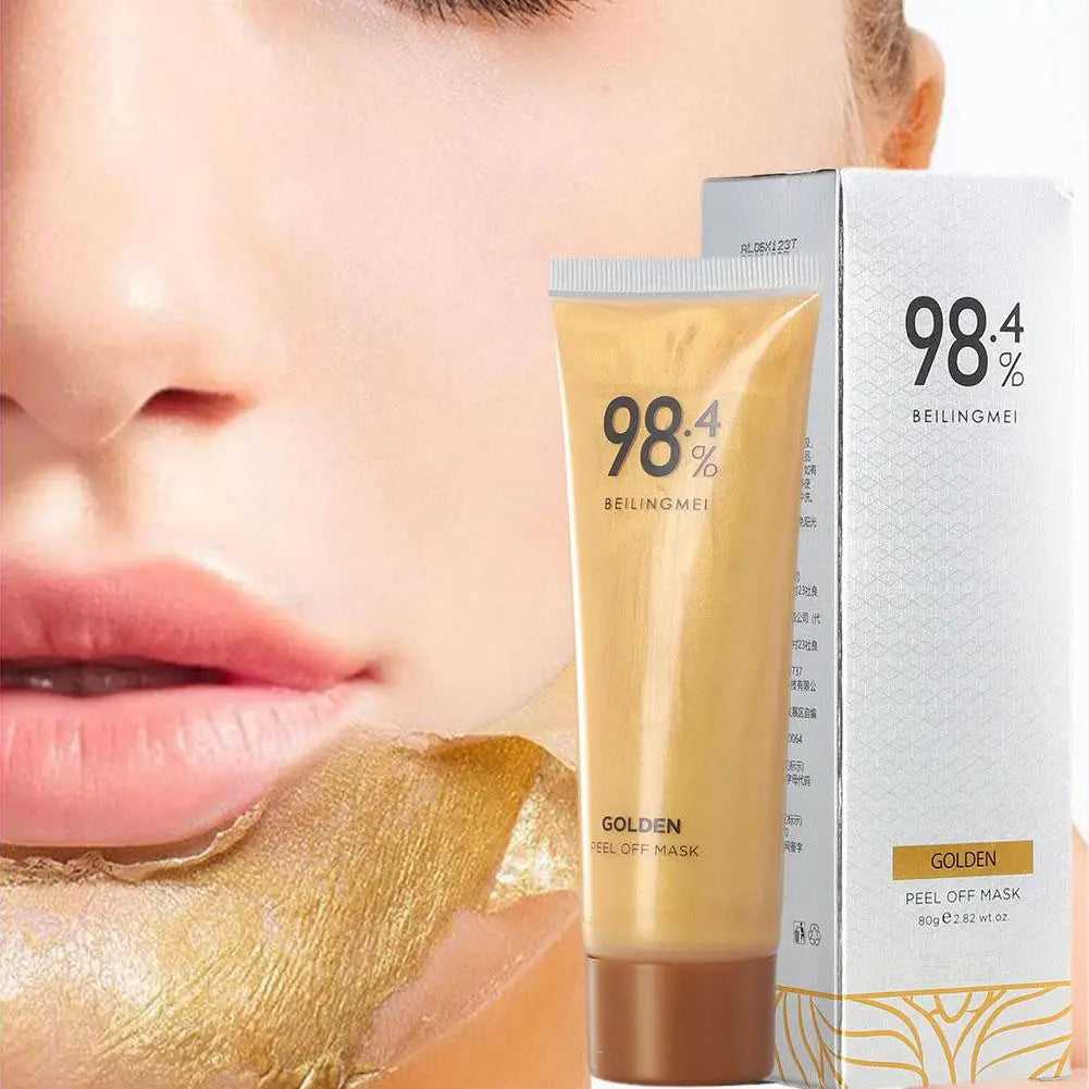 eelhoe 98.4% Golden Peel Off Mask for deep cleansing and brightening skin with luminous finish