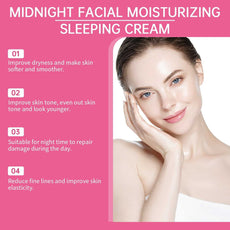 Hoygi Midnight Facial Moisturizing Sleeping Cream for softer skin and reduced fine lines