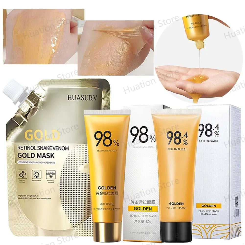 eelhoe Golden Retinol Snake Venom Treatment Set for Skin Repair and Nourishment