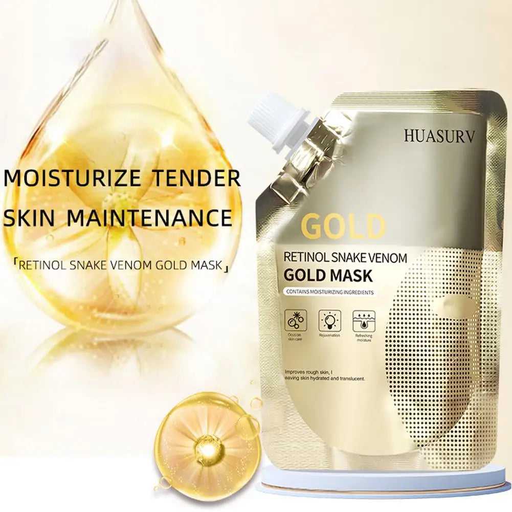 Eelhoe Retinol Snake Venom Gold Mask for moisturizing tender skin with nourishing ingredients