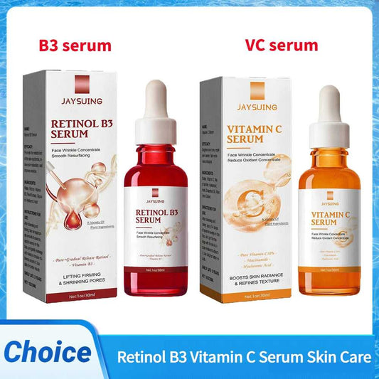 JAYSUING Retinol B3 and Vitamin C Serums for lifting, firming, and boosting skin radiance