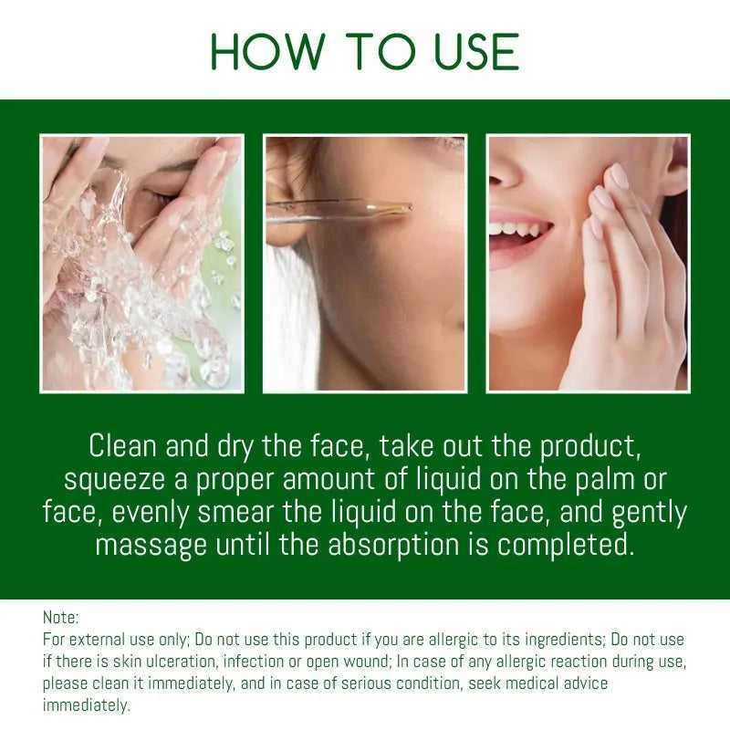 Instructions for use of jaysuing salicylic acid acne serum for effective skin treatment