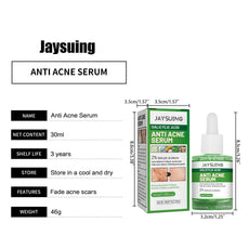 Jaysuing Salicylic Acid Acne Serum 30ml designed to fade acne scars and improve skin clarity