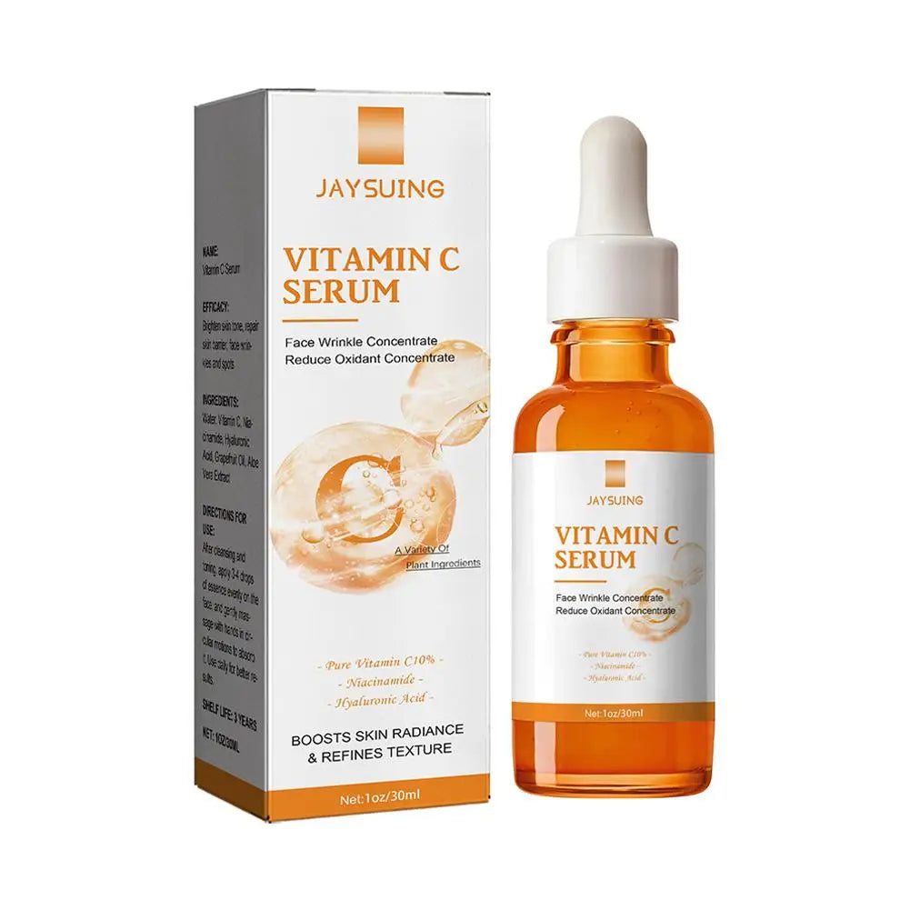 Jaysuing Vitamin C Serum for face with antioxidant properties to boost skin radiance and refine texture