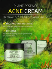 JoyPretty Herbal Acne Cream for effective acne treatment and skin regeneration with plant essence