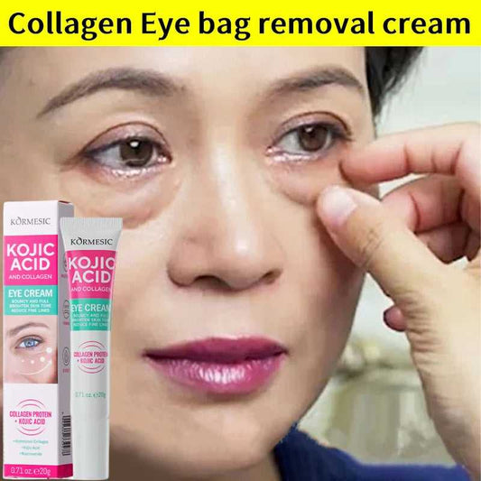 PWYUMAN Kojic Acid Eye Cream for Collagen Eye Bag Removal with Moisturizing Benefits