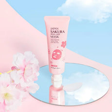 LAIKOU Japan Sakura Peel-Off Mask for Deep Cleansing and Radiant Skin Tone in Pink Tube