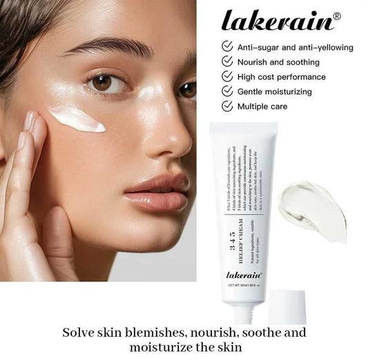 Lakerain acne treatment cream applied on skin for blemish control and moisturizing benefits