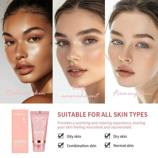 Ibcccndc Collagen Boost Treatment with nourishing formula for all skin types, promoting radiant and firm skin