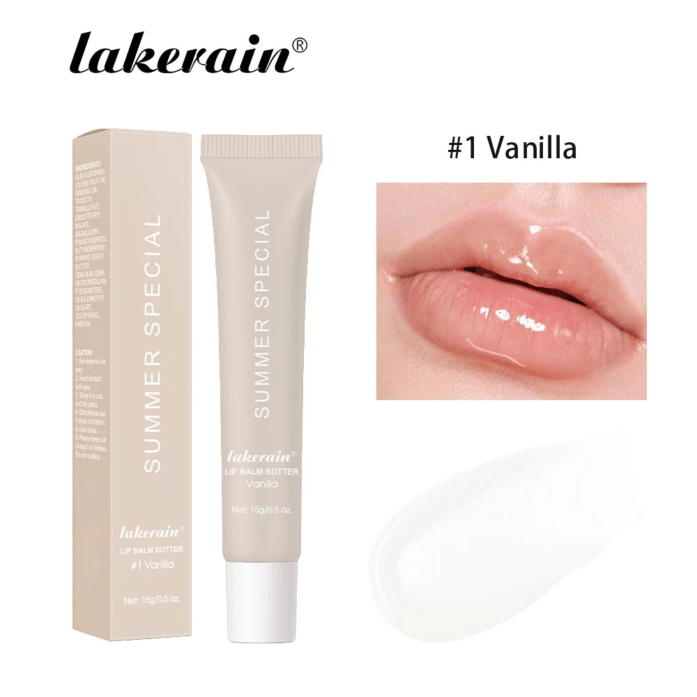 Lakerain Summer Special Lip Balm Butter in Vanilla with Smooth Hydrating Formula