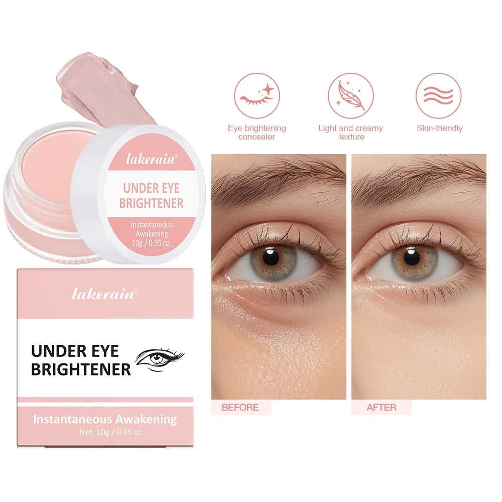 Lakerain Under Eye Brightener in Light Creamy Texture for Instant Eye Brightening and Skin-Friendly Care