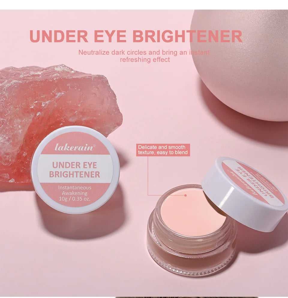 ibcccndc Under Eye Brightener Cream in a jar to reduce dark circles and refresh the eye area