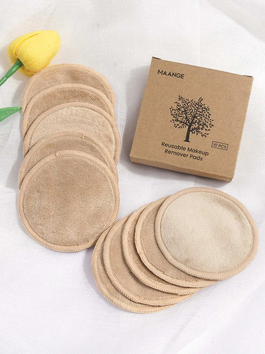 MAANGE Reusable Makeup Remover Pads in a box, eco-friendly and soft for gentle cleansing