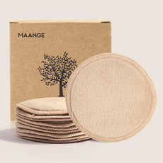 MAANGE Reusable Cotton Cleansing Pads for Gentle Skin Cleaning and Makeup Removal