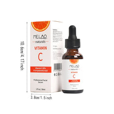 Melao Vitamin C Serum 20% Facial Serum with Hyaluronic Acid for Brightening Skin