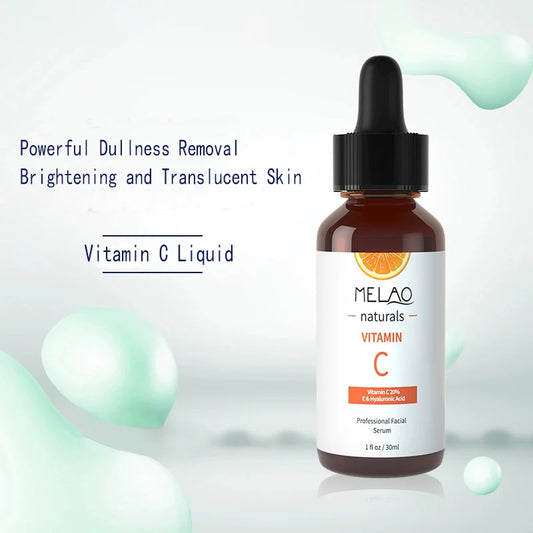 Melao Vitamin C Liquid Serum for Brightening and Dullness Removal with Translucent Skin Benefits