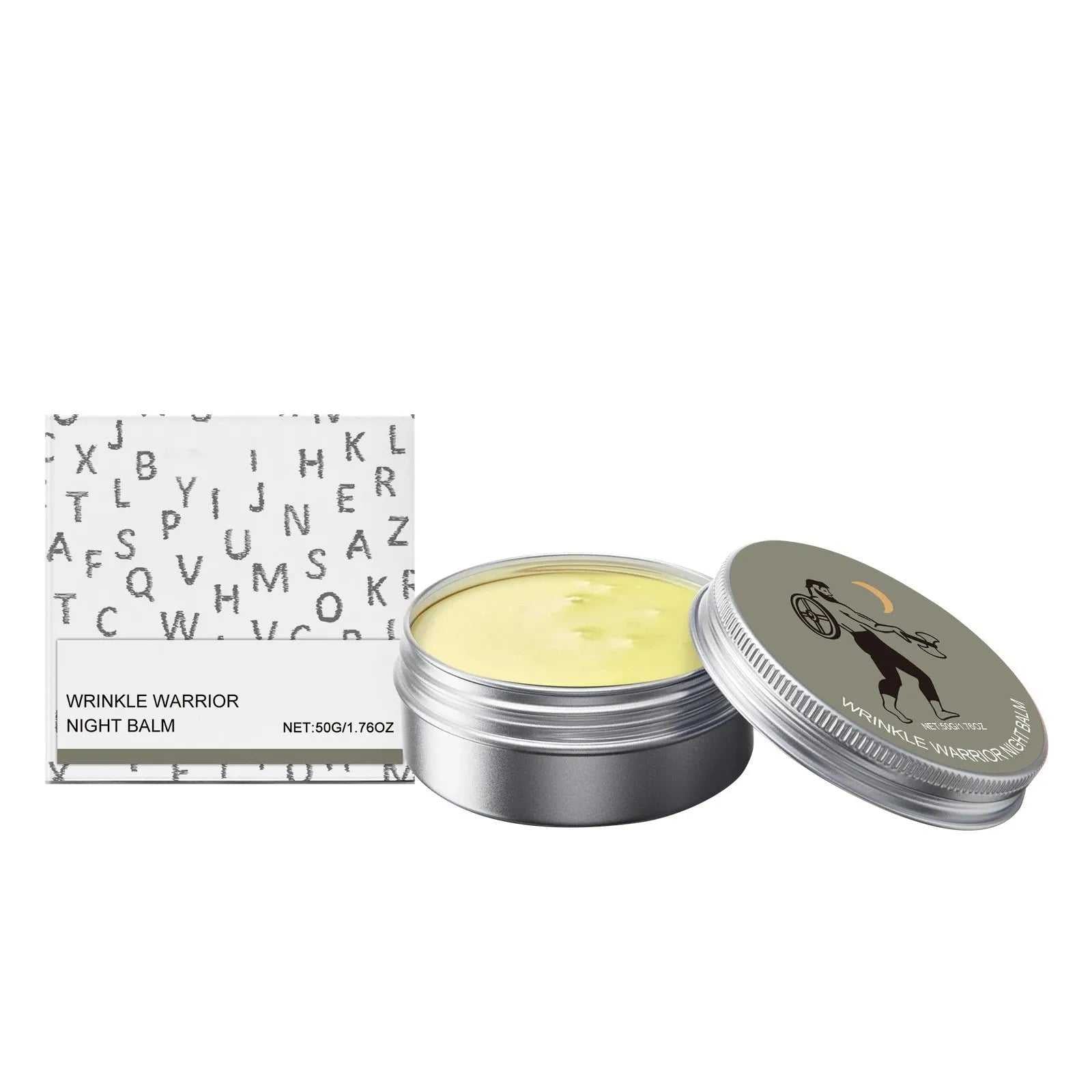 NoEnName_Null Wrinkle Warrior Night Balm in tin, perfect nourishing night cream for revitalizing skin overnight