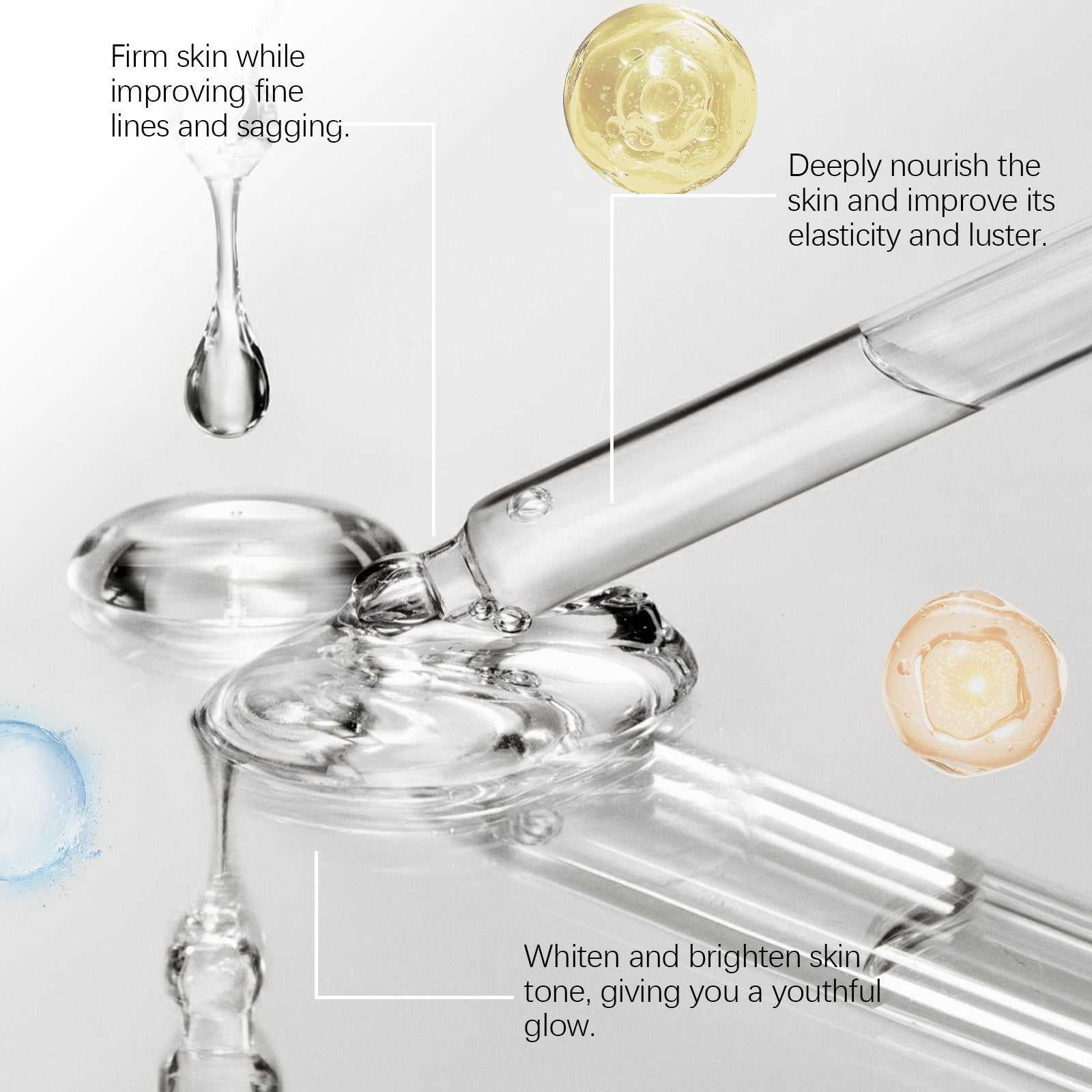 OUHOE Skin Treatment Serum for firmer skin, reducing fine lines and enhancing natural glow