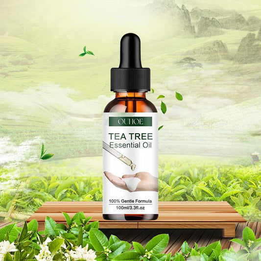 eelhoe Tea Tree Essential Oil 100ml for moisturizing and soothing skin with a gentle formula