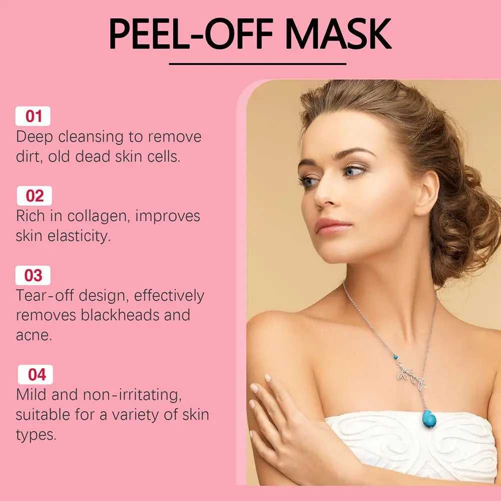 eelhoe Peel-Off Mask for deep cleansing, collagen boost, and blackhead removal suitable for all skin types
