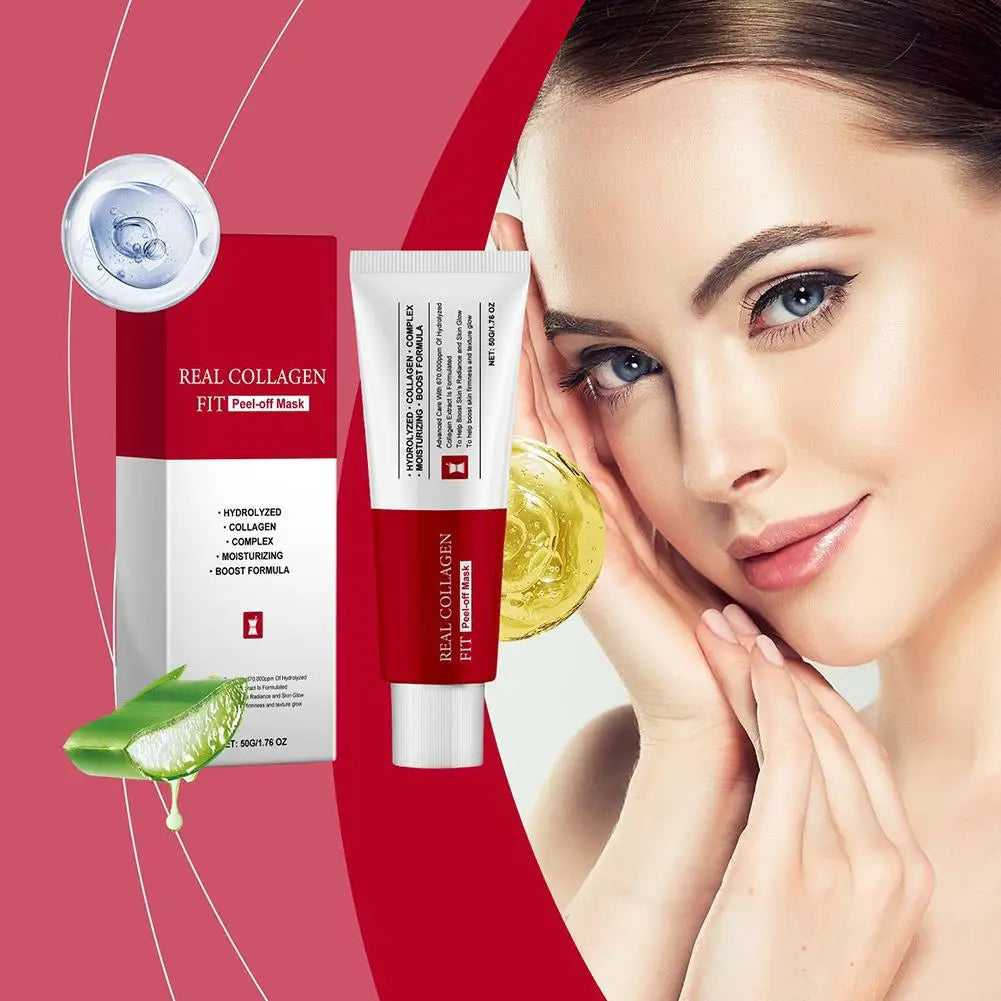 Eelhoe Real Collagen Fit Peel-off Mask with Hydrated Formula for Moisturizing Skin Care