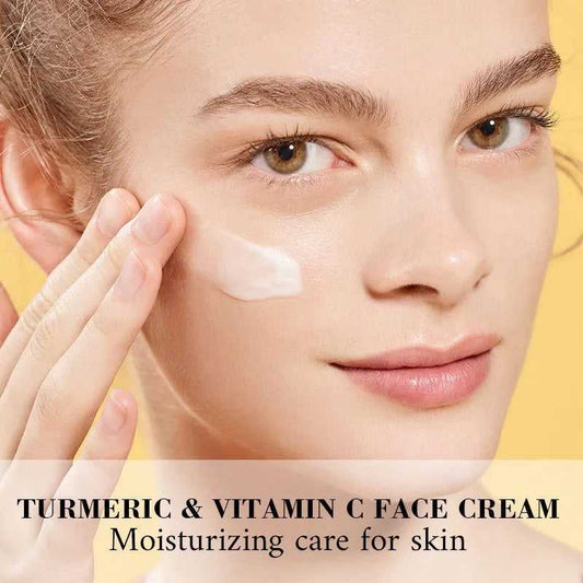 Ibuttee Turmeric and Vitamin C Face Cream for moisturizing skin with nourishing formula