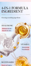 NoEnName_Null 4-in-1 Eye Care Formula with Hyaluronic Acid, Vitamin C, and Niacinamide for Skin Nourishment