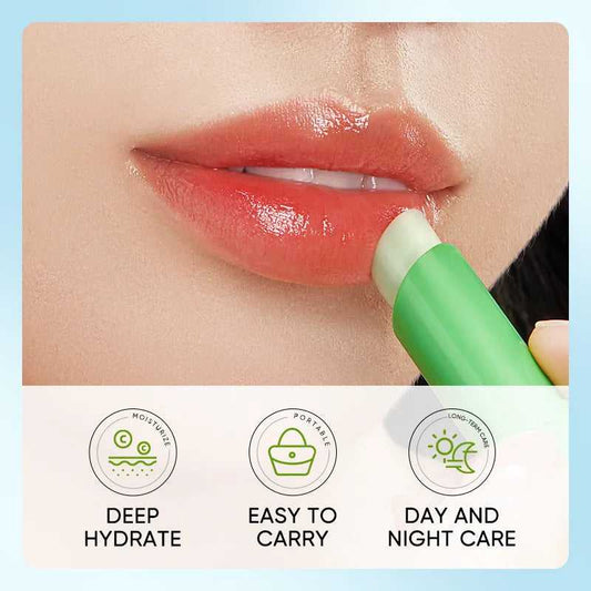 NoEnName_Null Lip Balm for Deep Hydration, Easy to Carry, Suitable for Day and Night Care